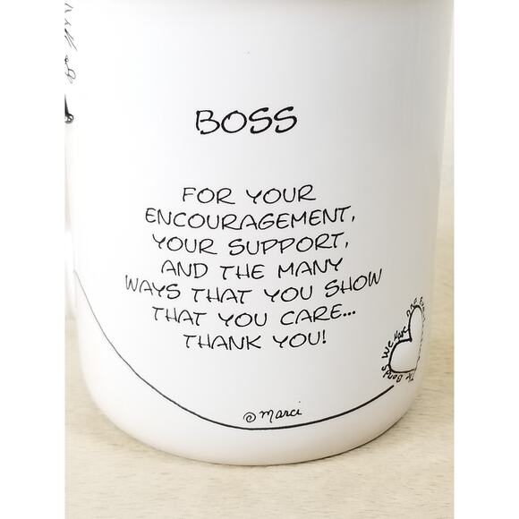 Marci Boss Coffee Mug Tea Cup 16oz Children Of The Inner Light Enesco Collector - Picture 7 of 15